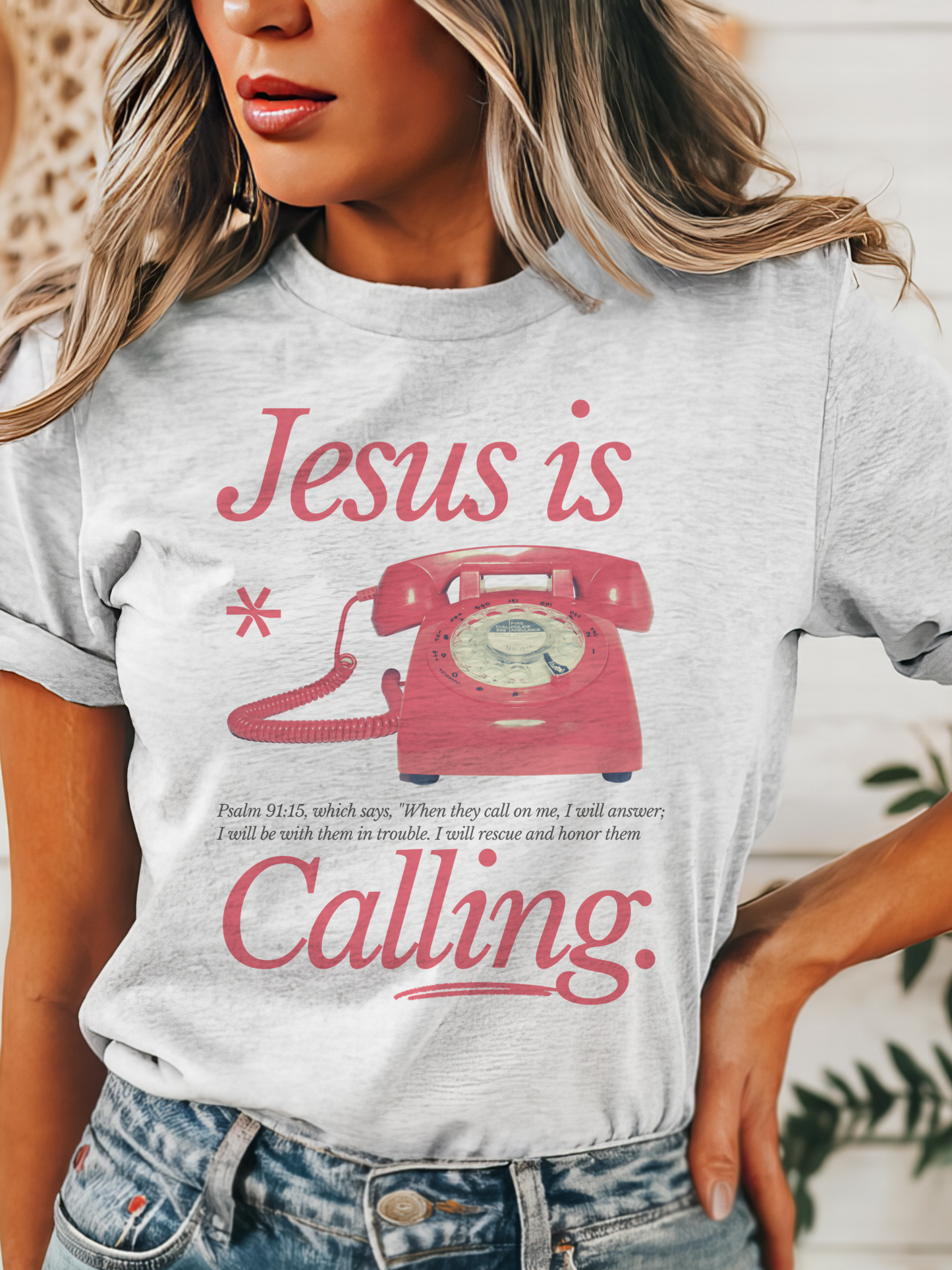 Jesus is Calling T-Shirt | Faith Shirt | Bible Verse Tee | Jesus Shirt | Religious Graphic Tee | Christian Gift | Inspirational Shirt | Spiritual T-Shirt | God Is Good Tee | Scripture Shirt | Christian Apparel
