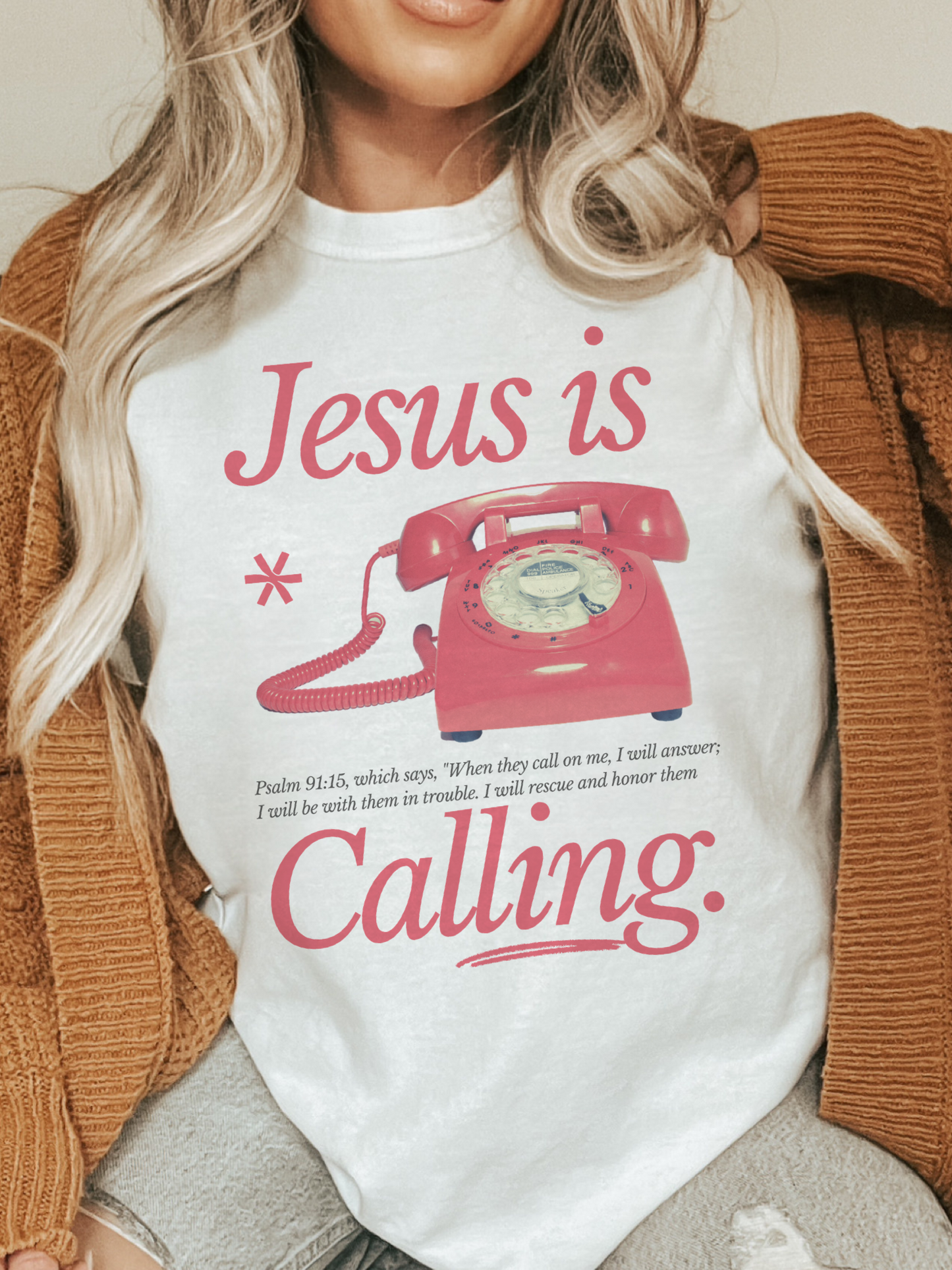 Jesus is Calling T-Shirt | Faith Shirt | Bible Verse Tee | Jesus Shirt | Religious Graphic Tee | Christian Gift | Inspirational Shirt | Spiritual T-Shirt | God Is Good Tee | Scripture Shirt | Christian Apparel