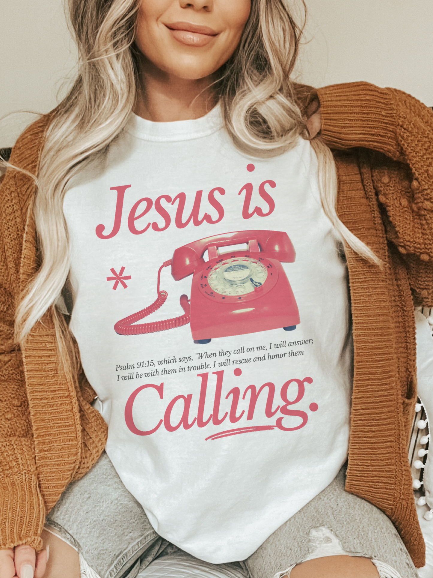 Jesus is Calling T-Shirt | Faith Shirt | Bible Verse Tee | Jesus Shirt | Religious Graphic Tee | Christian Gift | Inspirational Shirt | Spiritual T-Shirt | God Is Good Tee | Scripture Shirt | Christian Apparel