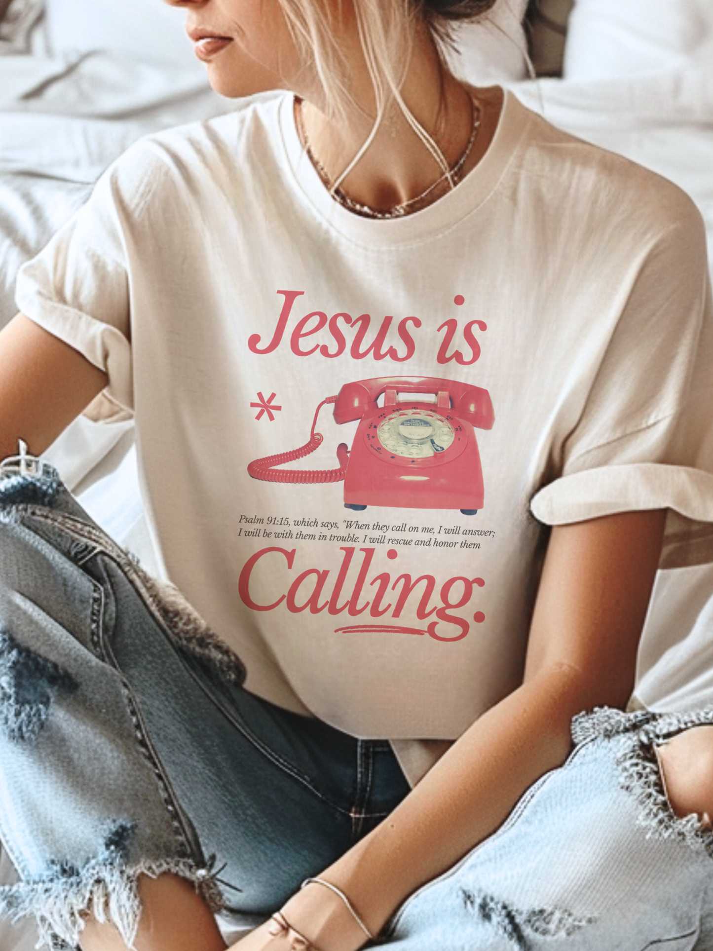 Jesus is Calling T-Shirt | Faith Shirt | Bible Verse Tee | Jesus Shirt | Religious Graphic Tee | Christian Gift | Inspirational Shirt | Spiritual T-Shirt | God Is Good Tee | Scripture Shirt | Christian Apparel