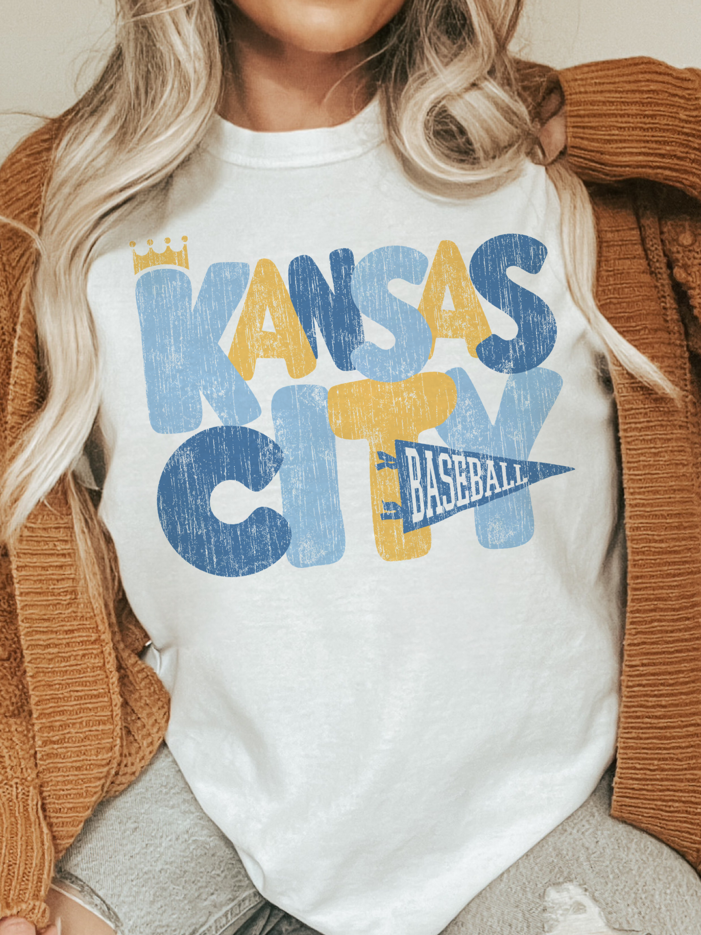 Kansas City Baseball T-Shirt | KC Royals Fan Shirt | Vintage Sports Apparel | Perfect Gift for KC Baseball Lovers