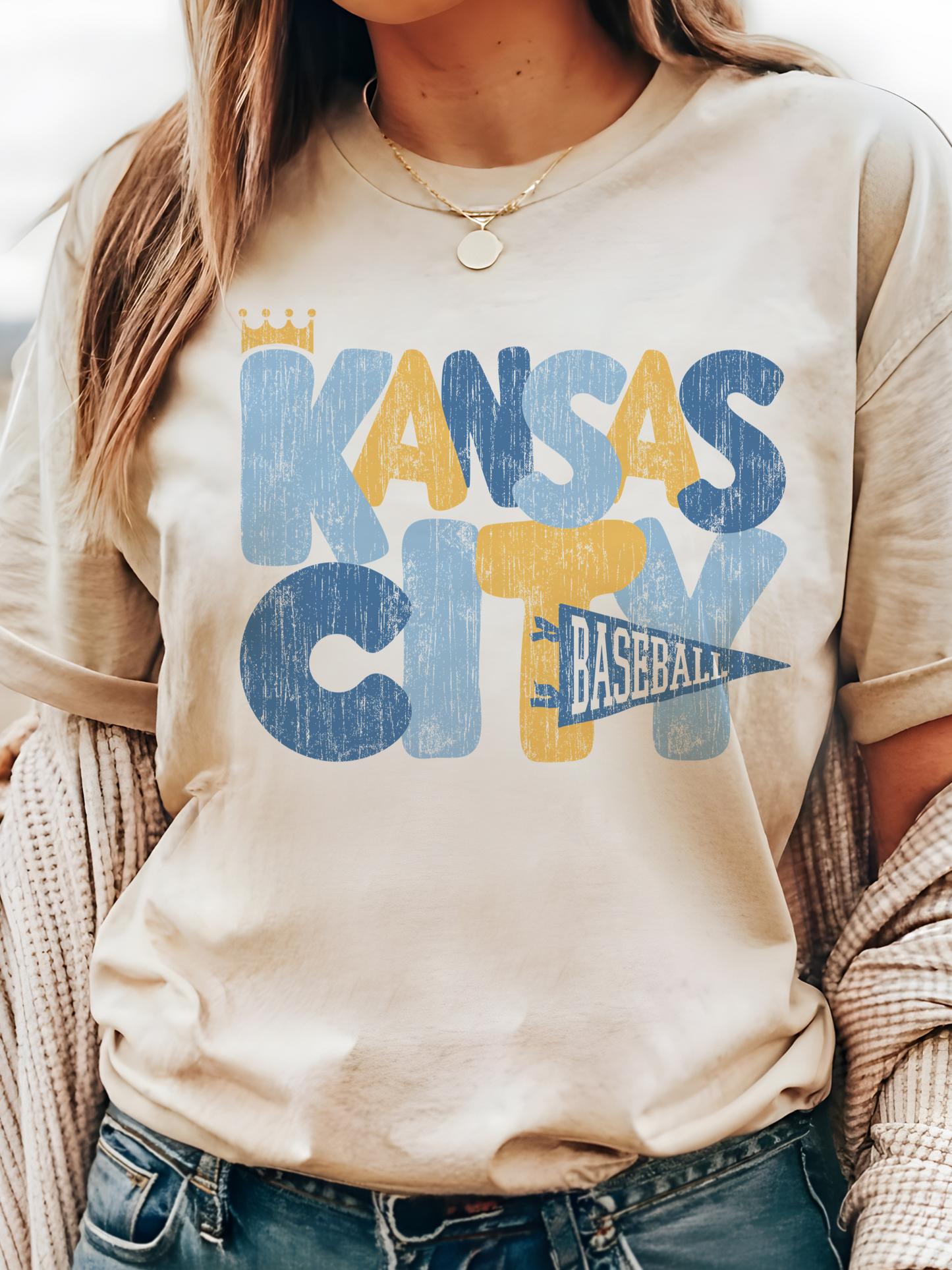 Kansas City Baseball T-Shirt | KC Royals Fan Shirt | Vintage Sports Apparel | Perfect Gift for KC Baseball Lovers