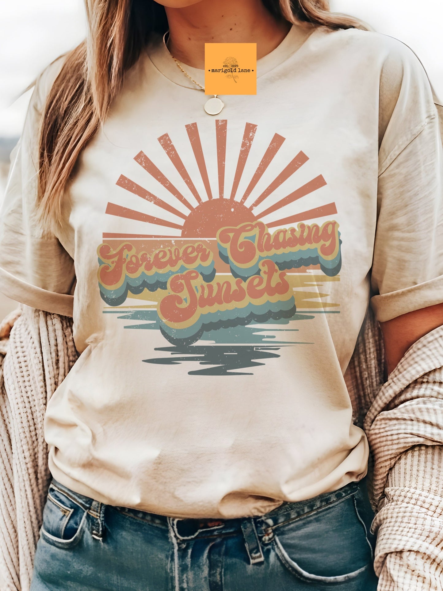 Sunset Chaser beach girl aesthetic tshirt, mama checkered tshirt multiple color options, summer Vacation t-shirts, cute mom tshirt.
