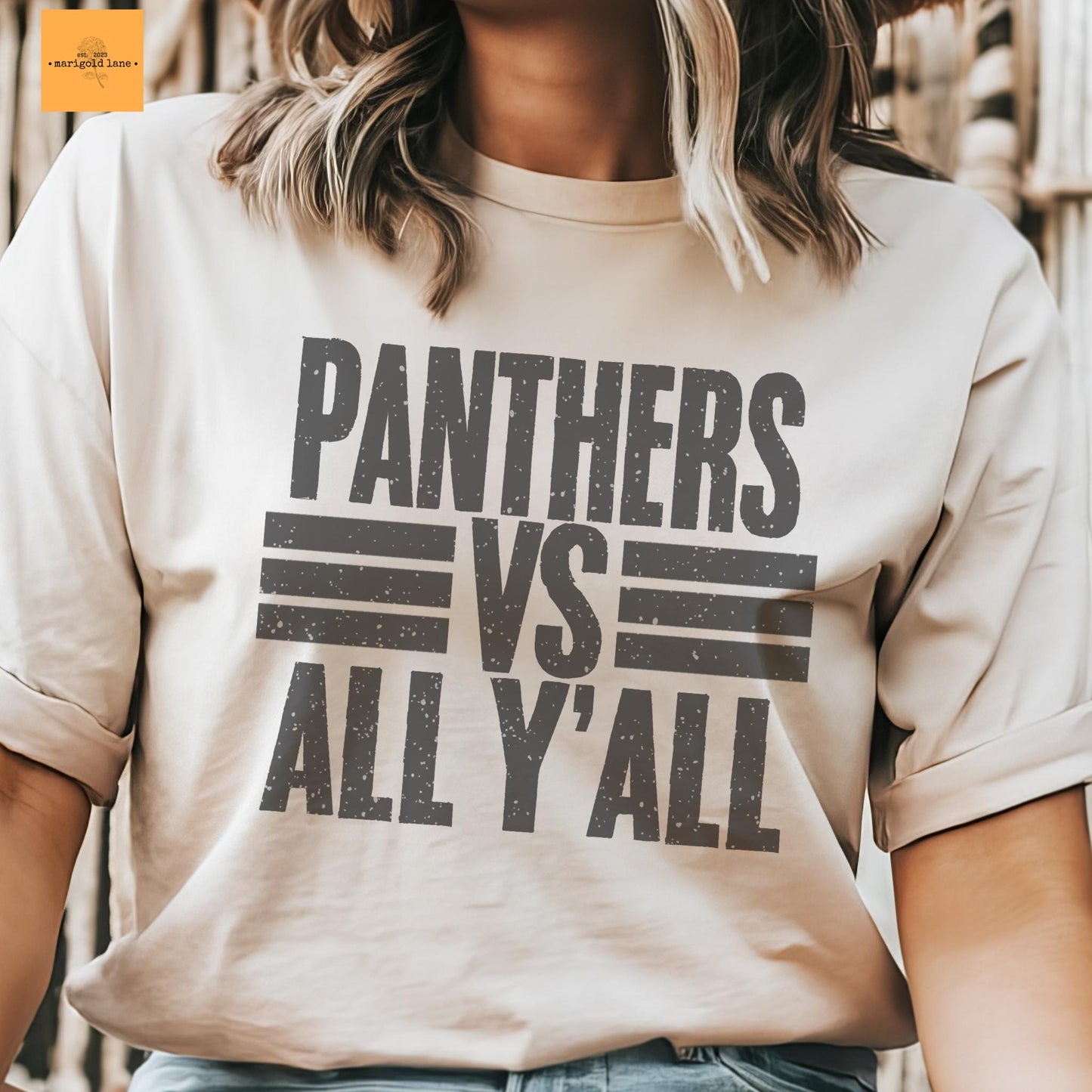 Panthers vs all y’all mascot, Mascot game day football tshirt, football mom tshirt, cute game day tshirt, mascot unisex tshirt