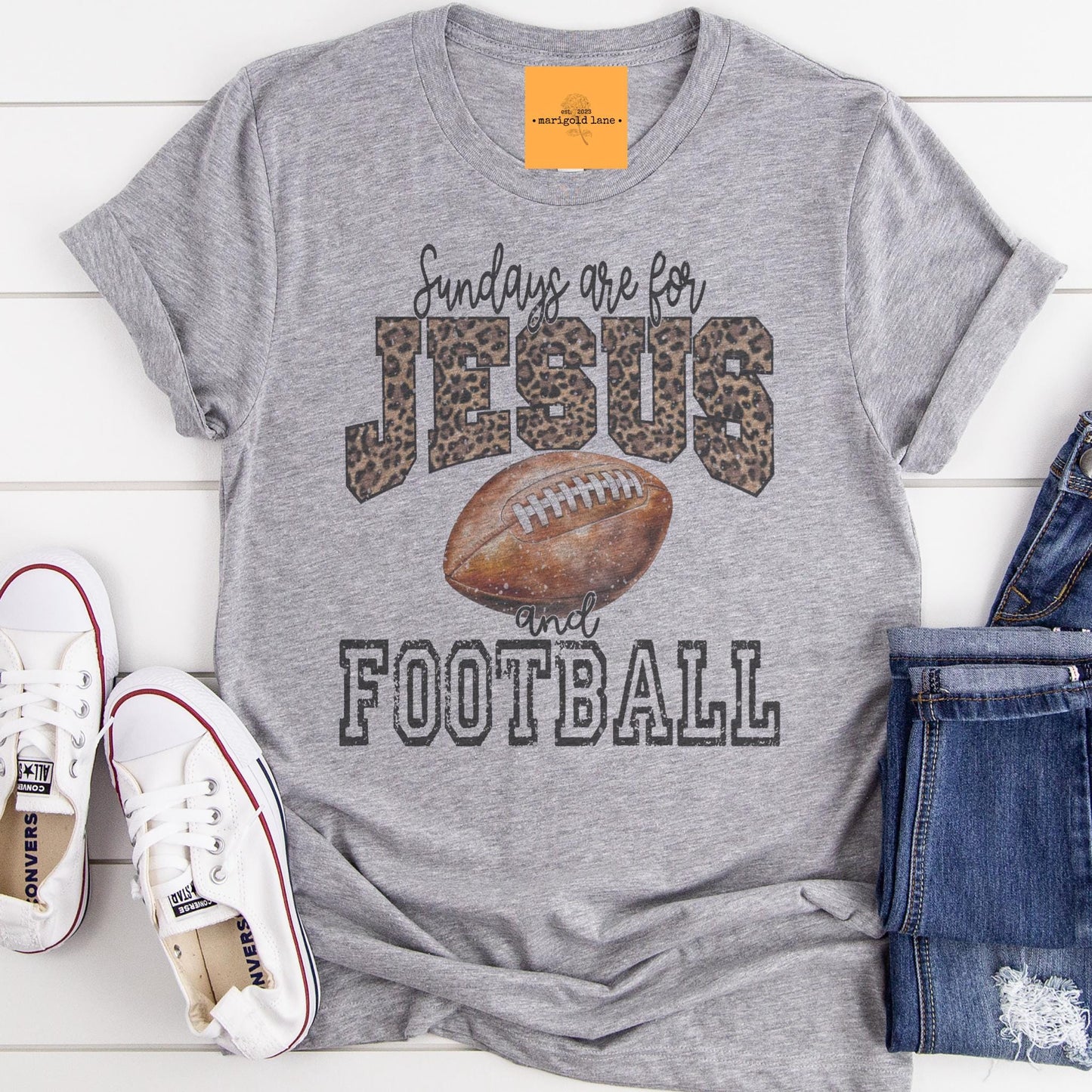 Sundays are for Jesus & Football tshirt, retro football tshirt, football mom tshirt, coquette game day tshirt, mascot tshirt, unisex tshirt