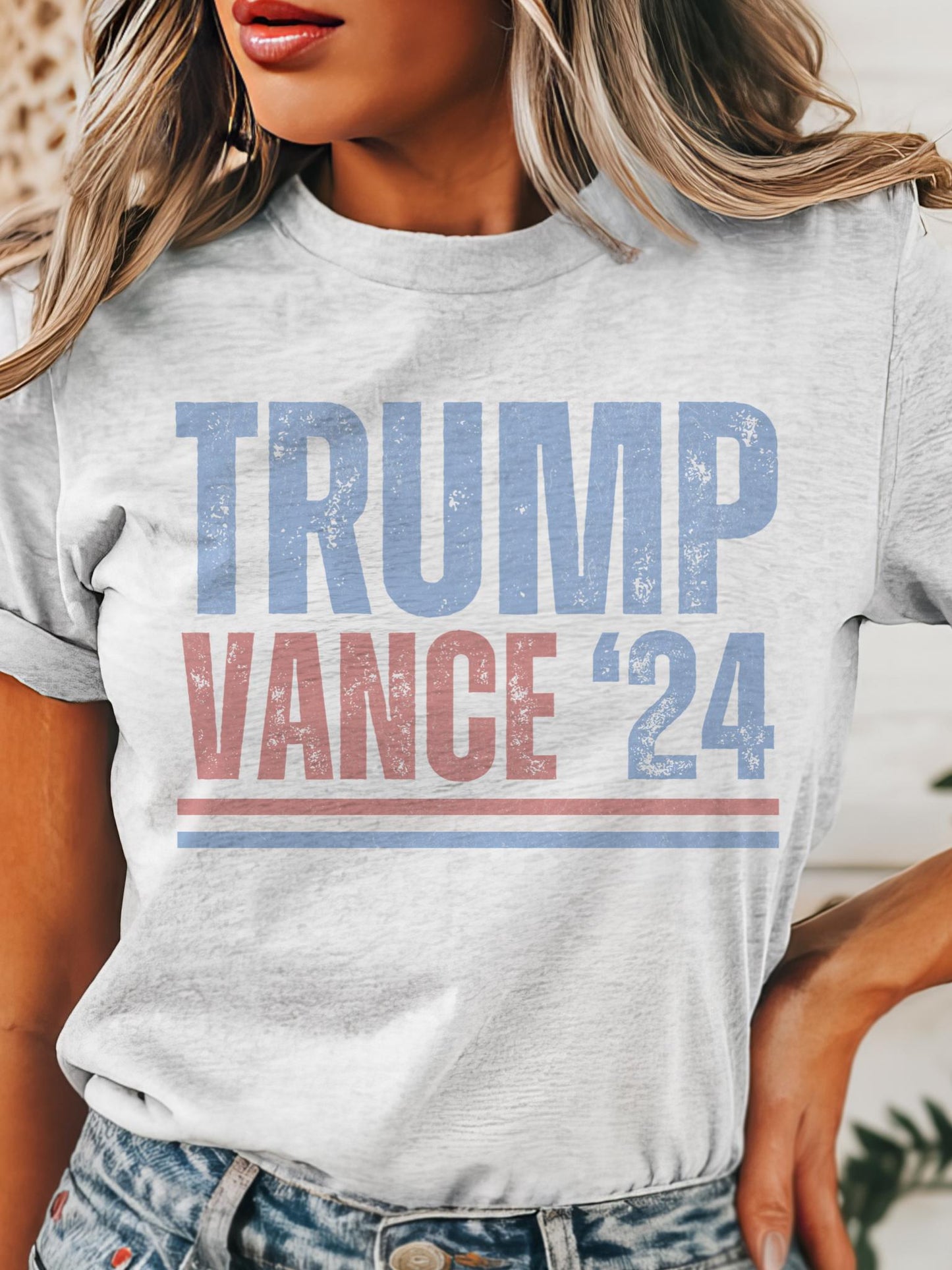 Trump Vance tshirt, trump, Trump 2024 tshirt multiple color options, cute politic t-shirts, cute trump tshirt.