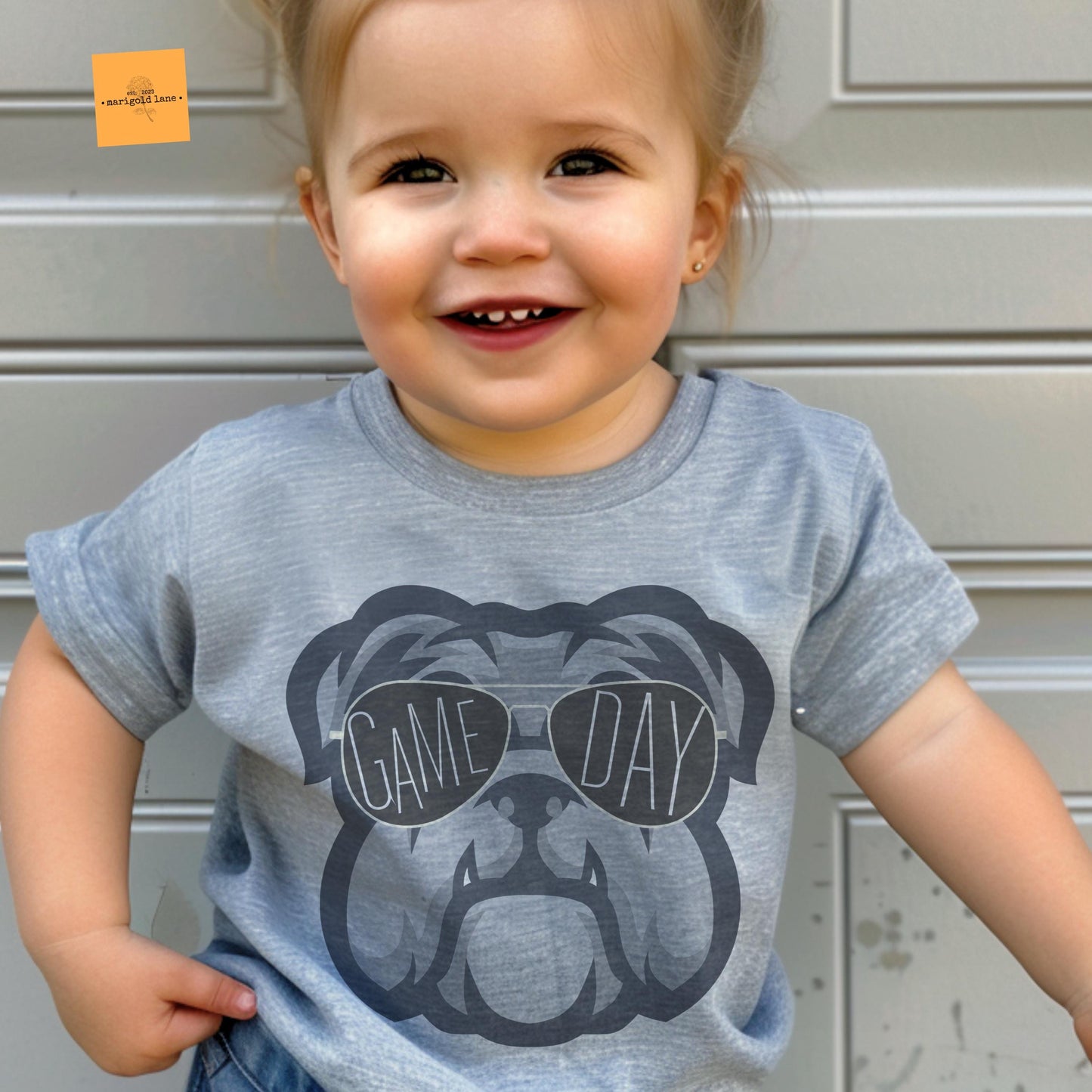 Youth Bulldogs mascot, kids bulldog football tshirt, kids basketball tshirt, cute kids game day tshirt, youth mascot tshirt