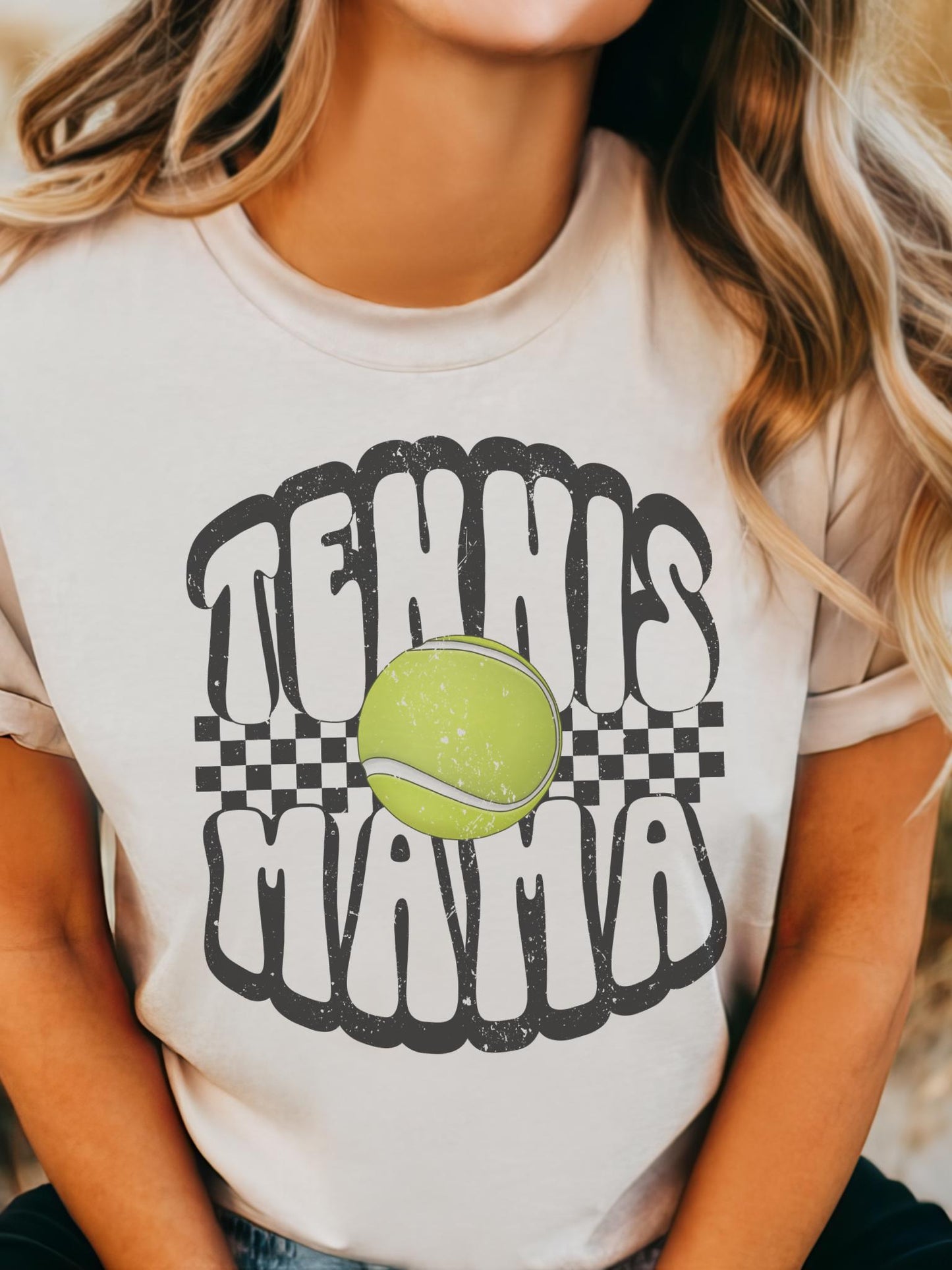 Tennis Mom tshirt, Tennis Mama tshirt, sports mama tshirt, football mom tshirt, cute game day tshirt, mascot tshirt, unisex cut tshirt