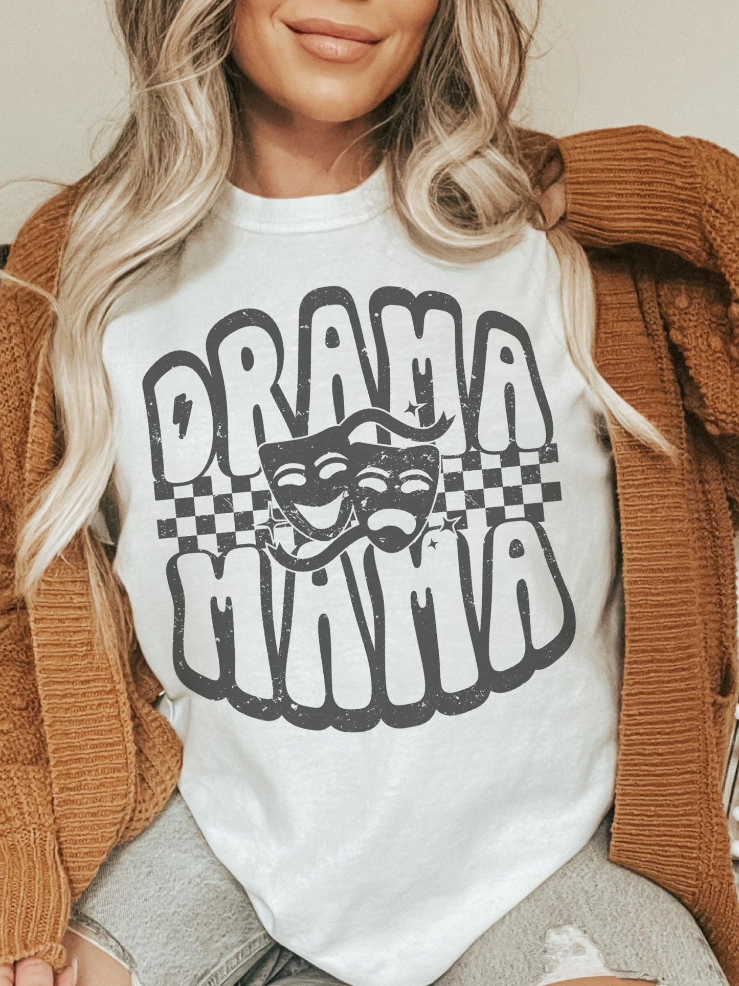 Drama Mom tshirt, Drama Mama tshirt, sports mama tshirt, football mom tshirt, cute game day tshirt, mascot tshirt, unisex cut tshirt
