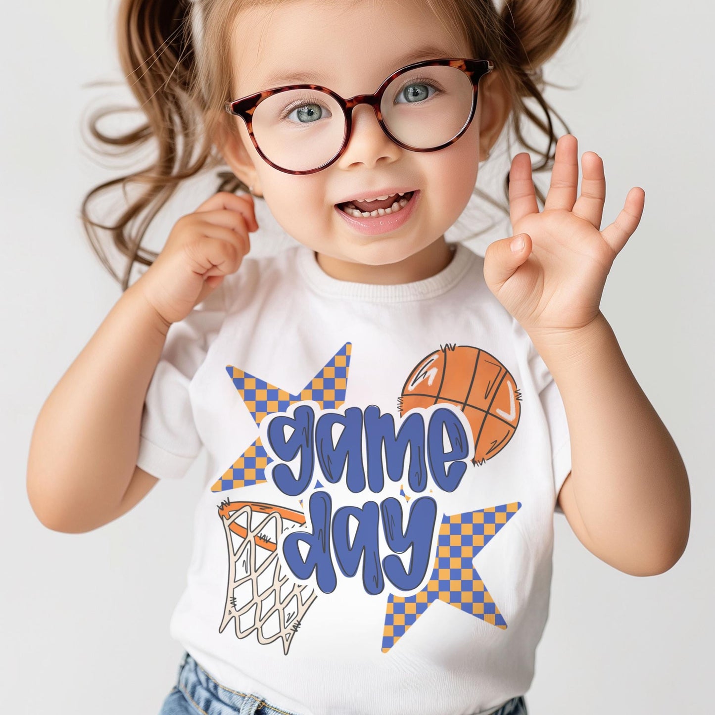 Blue basketball game day, Blue & Gold game day football tshirt, football mom tshirt, cute game day tshirt, mascot unisex tshirt