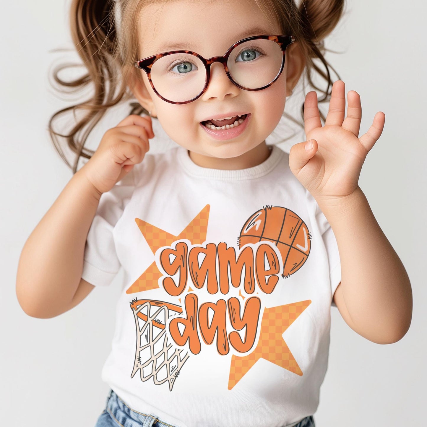 Orange basketball game day, Orange game day football tshirt, football mom tshirt, cute game day tshirt, mascot unisex tshirt