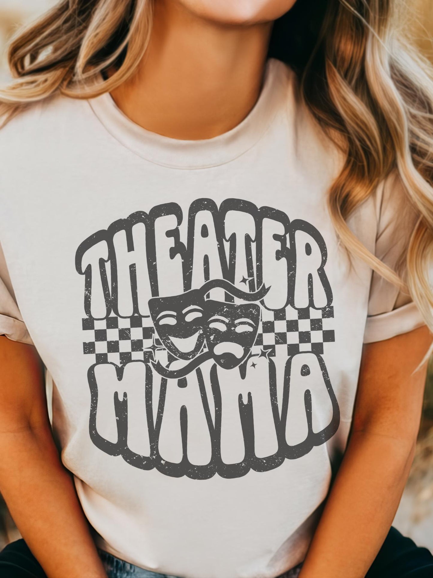 Theater Mom tshirt, Theater Mama tshirt, sports mama tshirt, football mom tshirt, cute game day tshirt, mascot tshirt, unisex cut tshirt