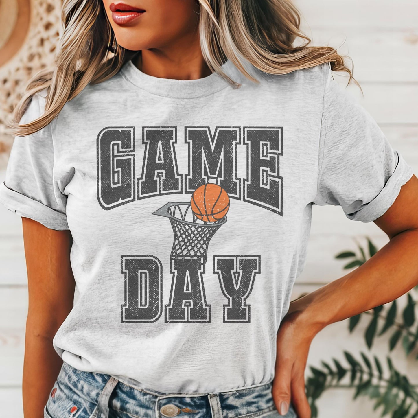 Game day basketball mascot, basketball mom tshirt, cute game day tshirt, small town big Pride tshirt unisex cut tshirt