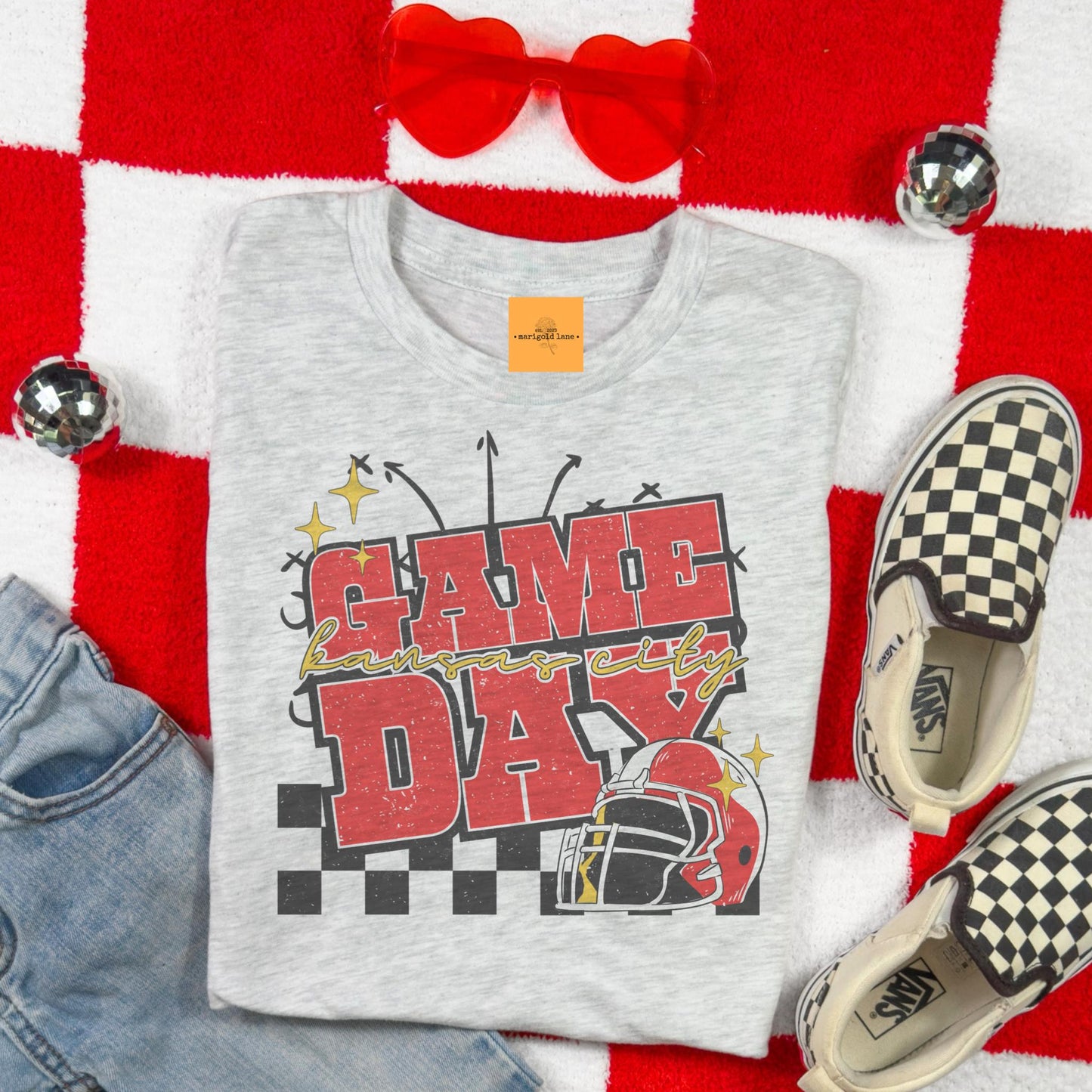 Youth Game Day Kansas City mascot, kids Kansas City football tshirt, kids basketball tshirt, cute kids game day tshirt, youth mascot tshirt