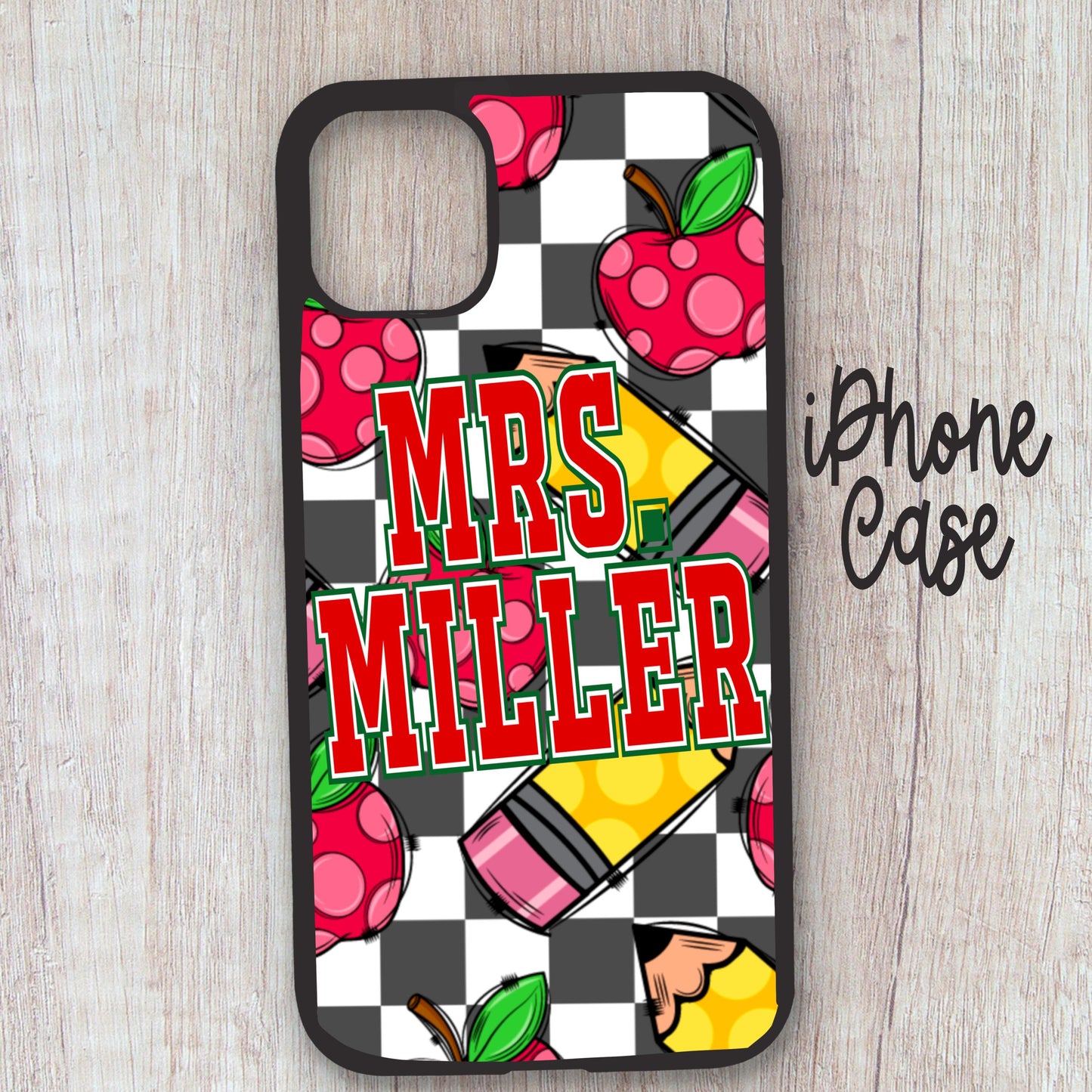 Custom Teacher phone case, cute teacher phone case, phone cases, cute inexpensive phone cases, coquette phone case, leopard phone case,