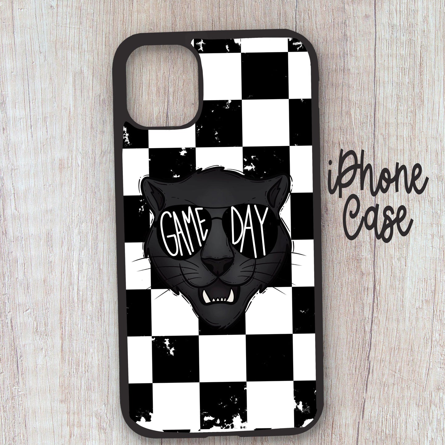 Cute Panthers phone case, Panthers mascot phone case, phone cases, cute inexpensive phone cases, coquette phone case, leopard phone case,