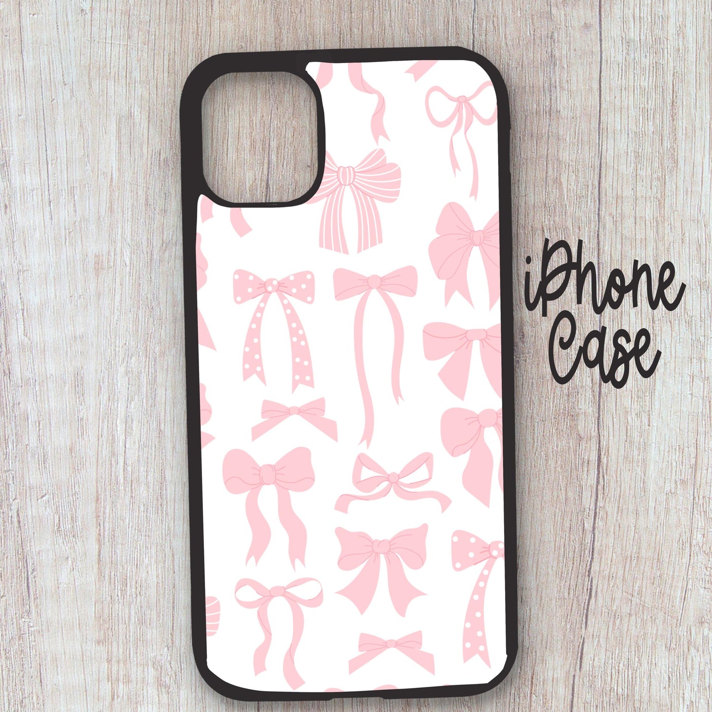 Coquette pink bow Phone case, cute retro phone case, phone cases, cute inexpensive phone cases, coquette phone case, leopard phone case,