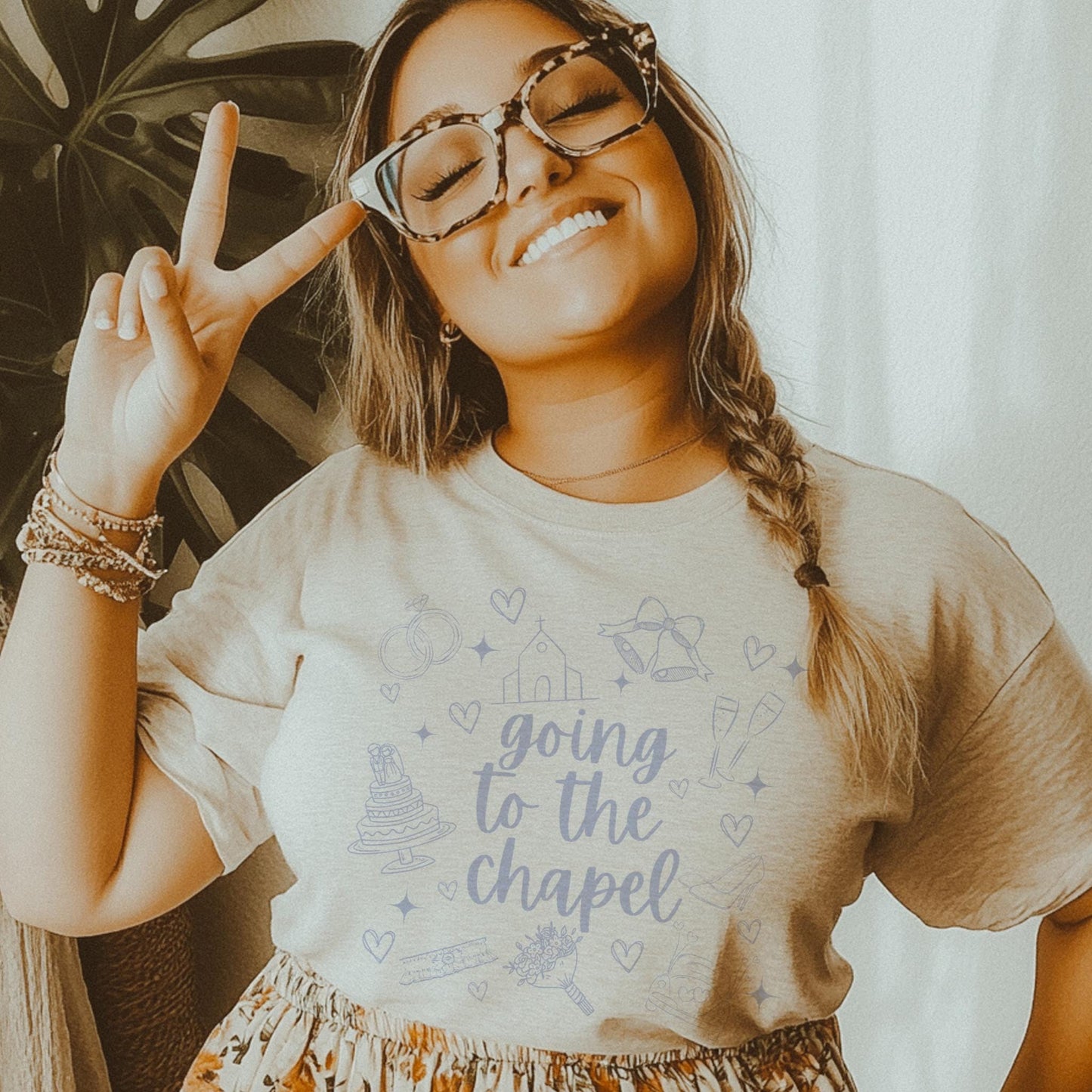Bride to Be T-Shirt – Going to the Chapel Wedding Shirt – Custom Bridal Party Apparel – Perfect for Bachelorette & Wedding Day Unisex Tshirt