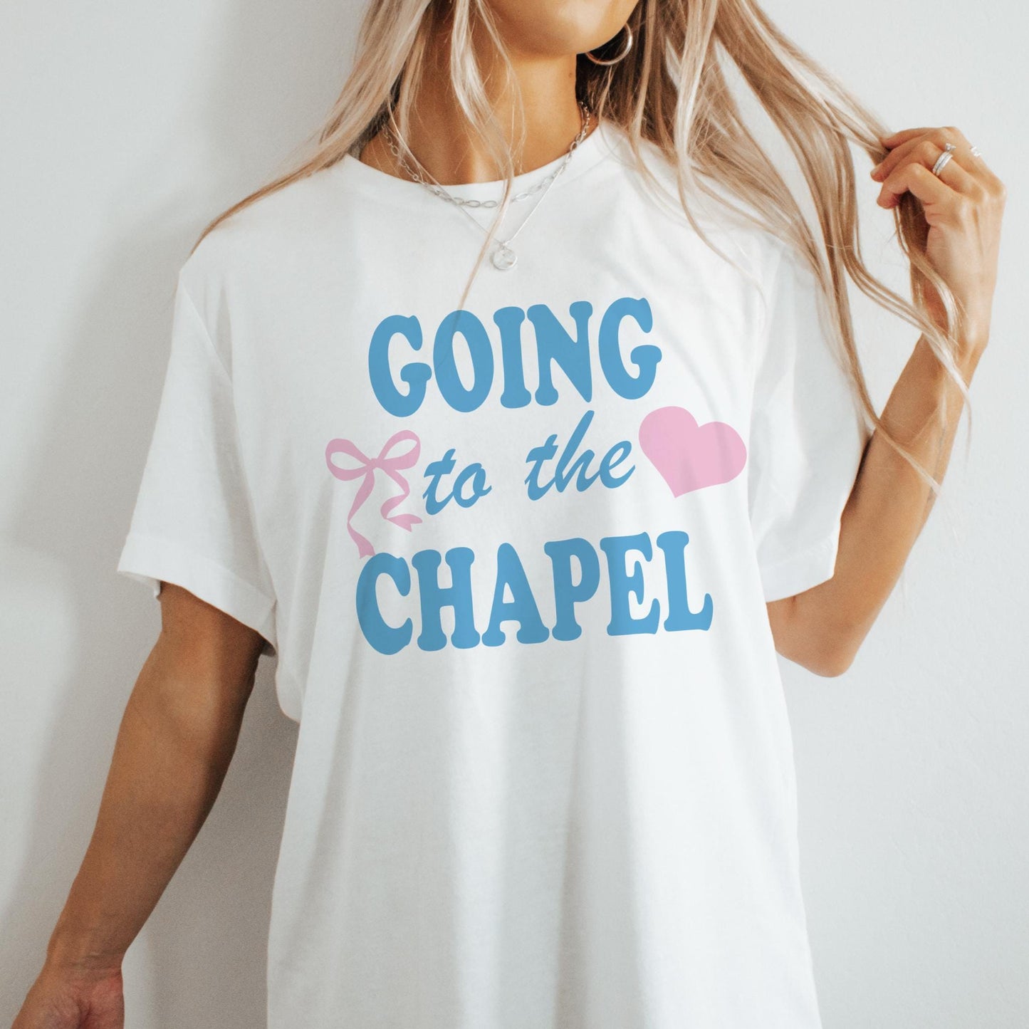 Bride to Be T-Shirt – Going to the Chapel Wedding Shirt – front and back Apparel – Perfect for Bachelorette & Wedding Day Unisex Tshirt