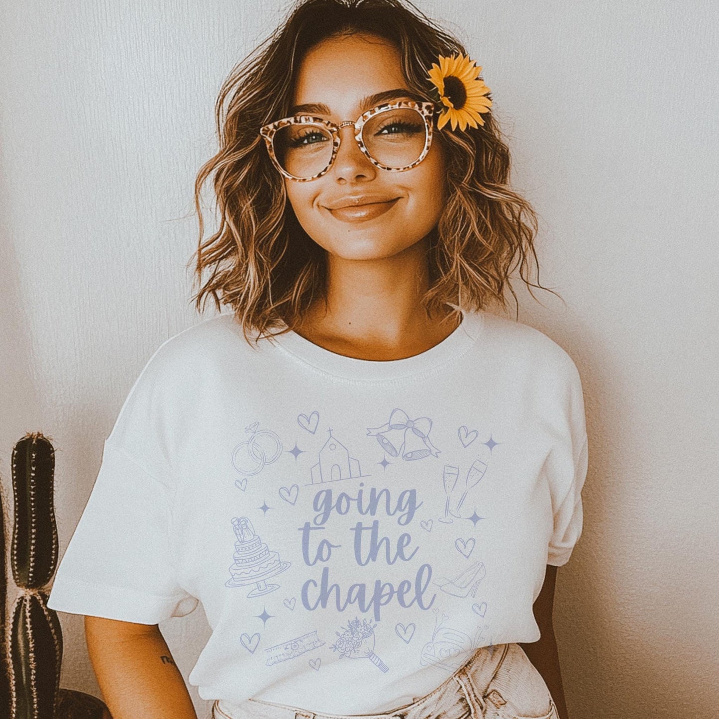 Bride to Be T-Shirt – Going to the Chapel Wedding Shirt – Custom Bridal Party Apparel – Perfect for Bachelorette & Wedding Day Unisex Tshirt
