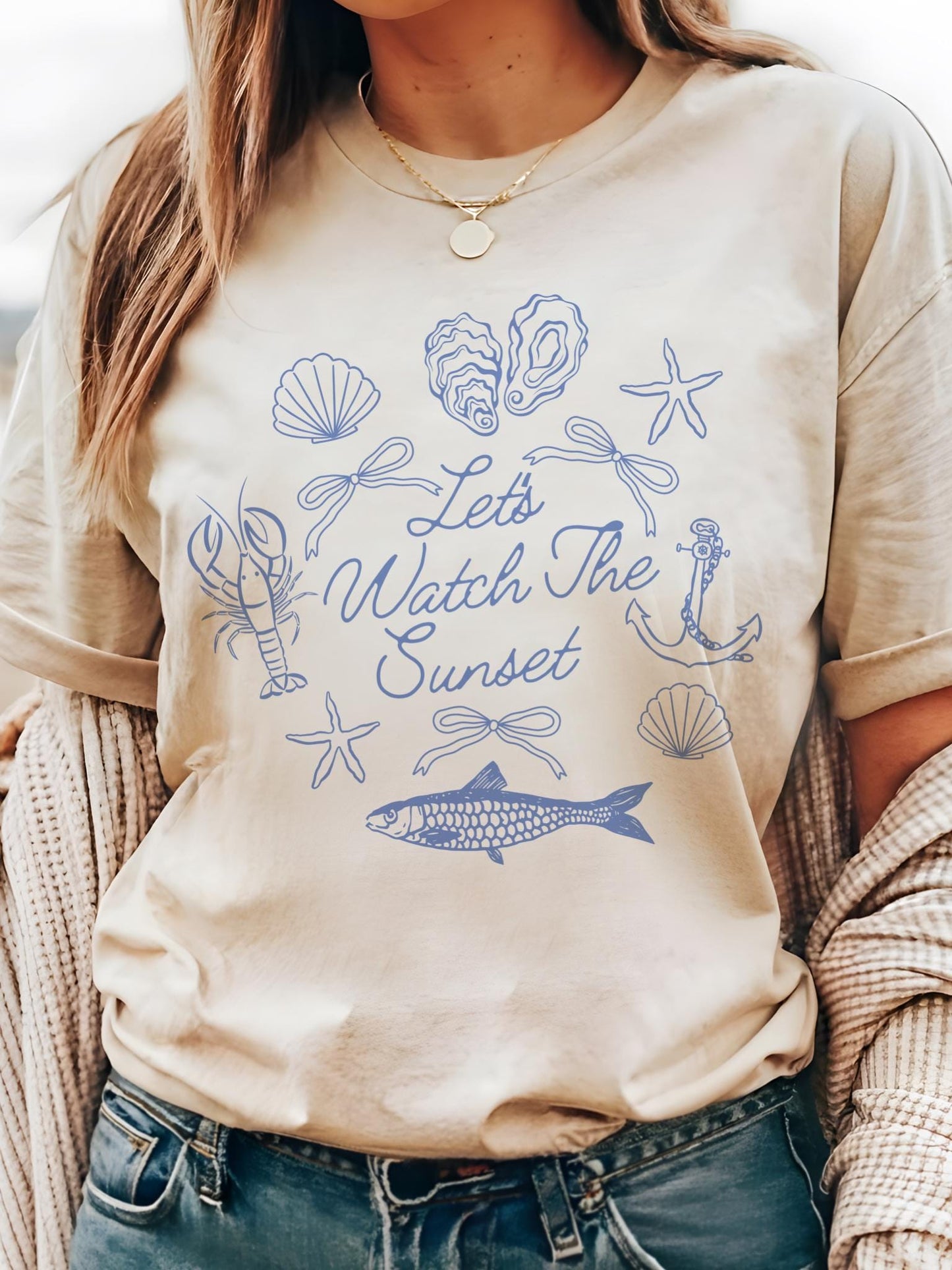 Beach Vacation T-Shirt – Seaside Getaway Tee – Perfect Summer Beach Shirt for Relaxing by the Ocean, unisex T-shirt, seashell tshirt