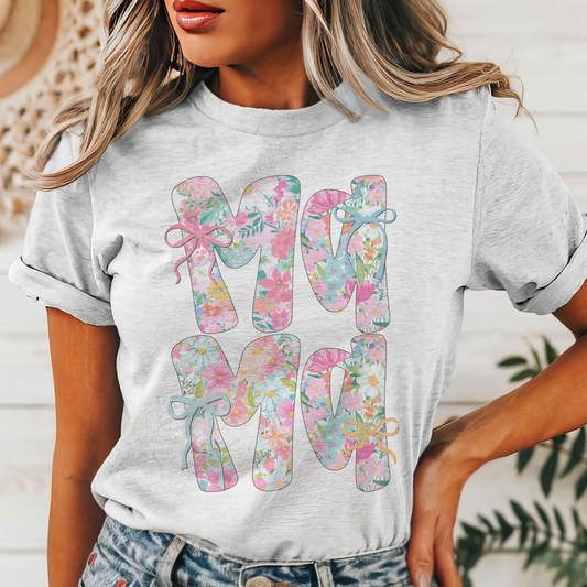 Mama floral mama aesthetic tshirt, cute Mother’s Day tshirt multiple color options, cute mama t-shirts, cute mom tshirt.