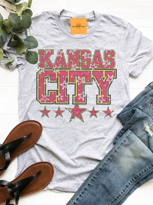 Kansas City champs Game Day, KC football gameday tshirt, football mom tshirt, cute game day tshirt, tshirt heather ash unisex cut tshirt