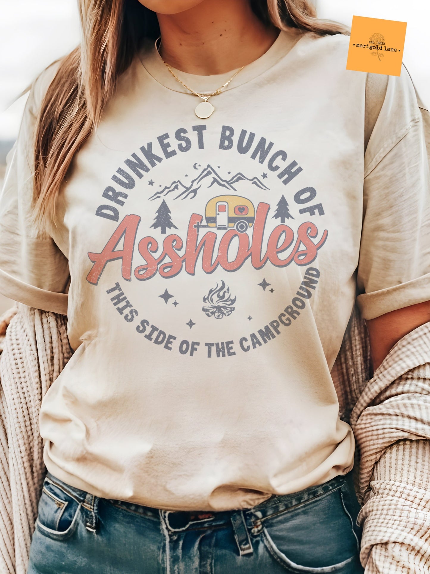 Drunkest camper tshirt, campground girly tshirt multiple color options, summer Vacation t-shirts, cute mom tshirt.