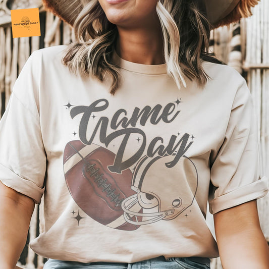 Game day football tshirt, coquette game day tshirt, game day football mascot tshirt, unisex tshirt