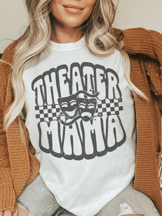 Theater Mom tshirt, Theater Mama tshirt, sports mama tshirt, football mom tshirt, cute game day tshirt, mascot tshirt, unisex cut tshirt