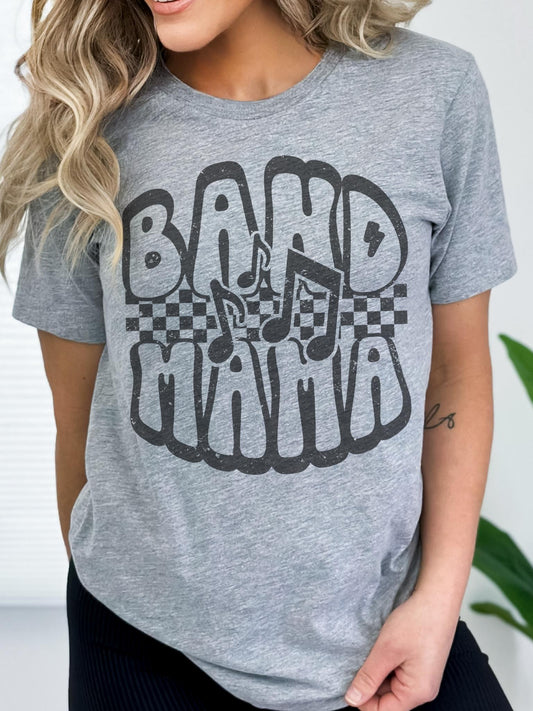 Band Mom tshirt, Bande Mama tshirt, matching band tshirt, football mom tshirt, cute game day tshirt, mascot tshirt, unisex cut tshirt