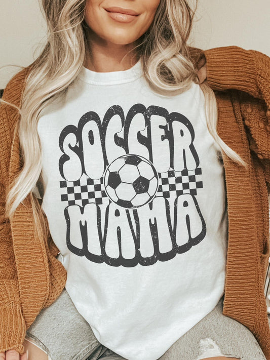 Soccer Mom tshirt, Soccer Mama tshirt, sports mama tshirt, football mom tshirt, cute game day tshirt, mascot tshirt, unisex cut tshirt