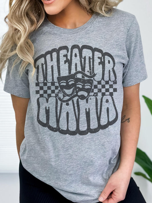 Theater Mom tshirt, Theater Mama tshirt, sports mama tshirt, football mom tshirt, cute game day tshirt, mascot tshirt, unisex cut tshirt