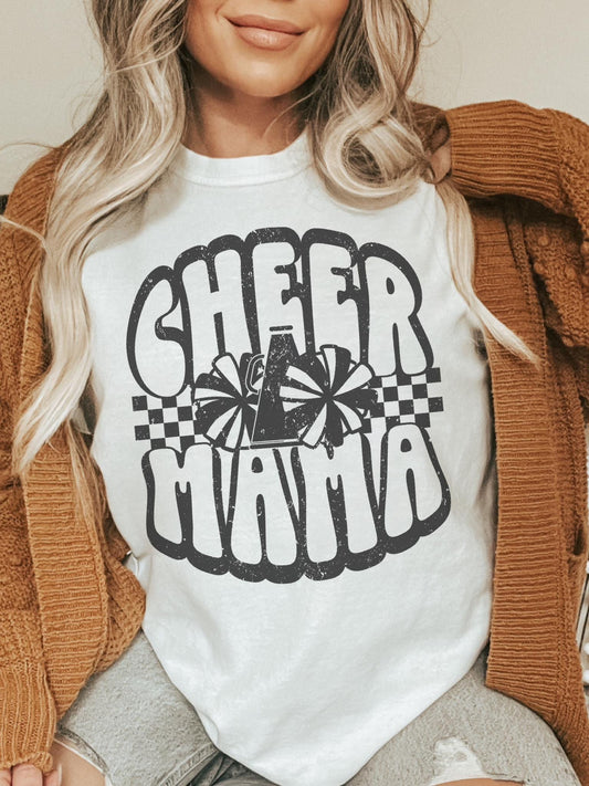 Cheer Mom tshirt, Cheer Mama tshirt, sports mama tshirt, football mom tshirt, cute game day tshirt, mascot tshirt, unisex cut tshirt