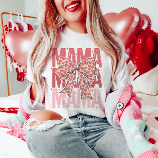 Mama Valentine tshirt, cute mama valentine tshirt multiple color options, cute momma t-shirts, Valentine’s Day tshirt, Valentine shirt