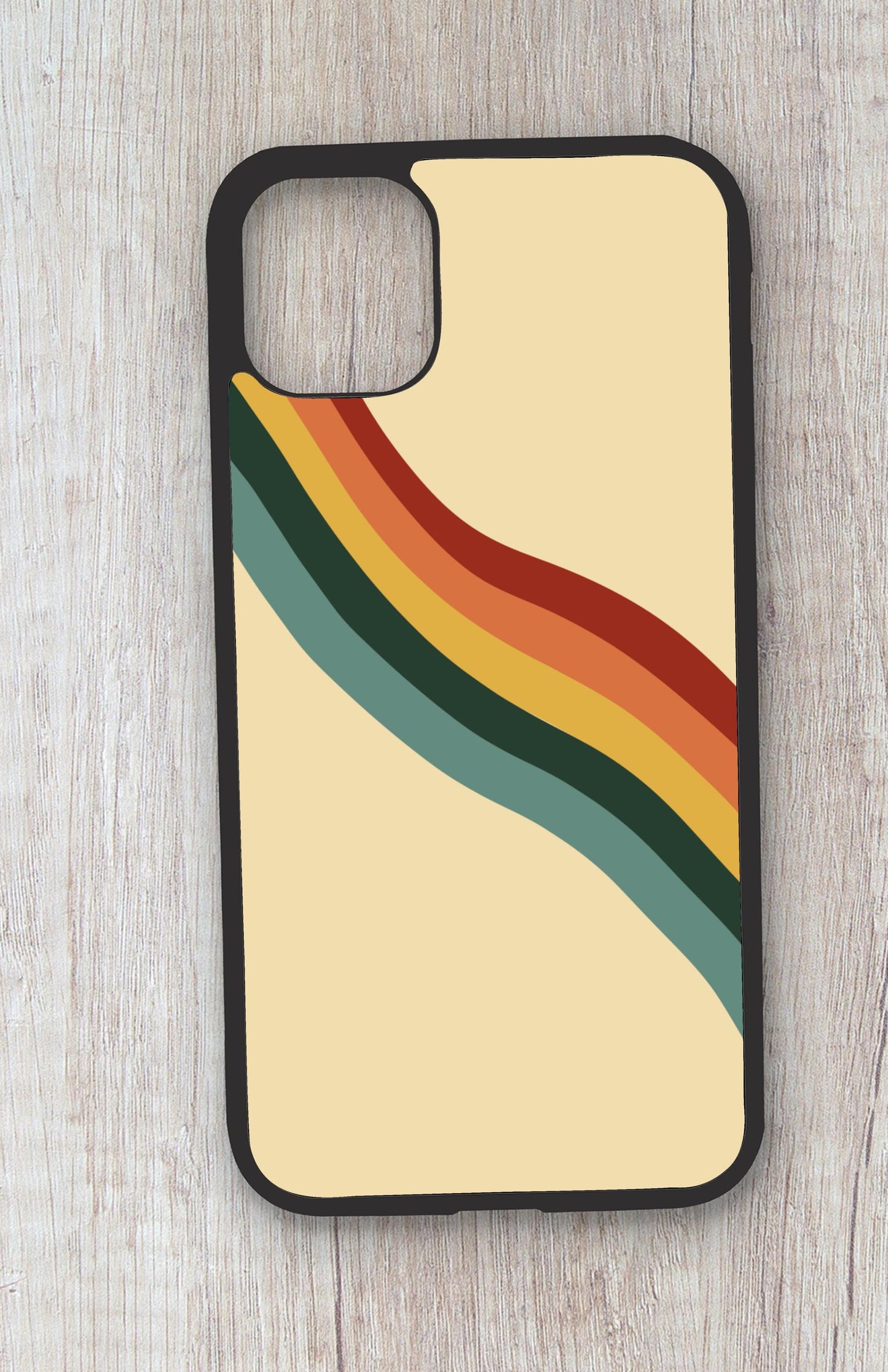 Retro Rainbow phone case, cute retro phone case, phone cases, cute inexpensive phone cases, colorful phone case, 70s aesthetic phone case,