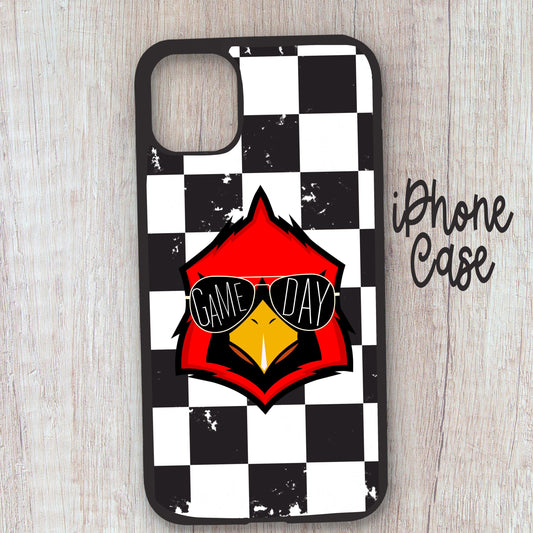 Cute Cardinals phone case, Cardinal varsity mascot phone case, phone cases, cute inexpensive phone cases, coquette phone case, phone case