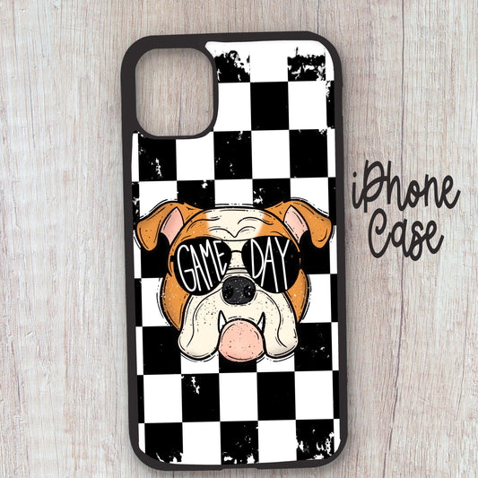 Cute Bulldogs phone case, Bulldog varsity mascot phone case, phone cases, cute inexpensive phone cases, coquette phone case, phone case