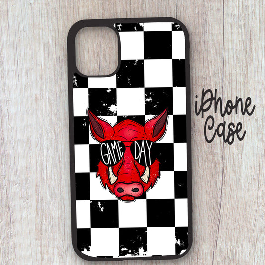 Cute Hogs phone case, Hogs mascot phone case, phone cases, cute inexpensive phone cases, coquette phone case, leopard phone case,