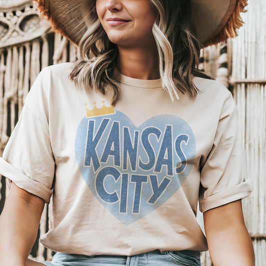 Kansas City coquette heart baseball, baseball bow  gameday tshirt, tshirt, cute game day tshirt, tshirt, cute baseball unisex cut tshirt
