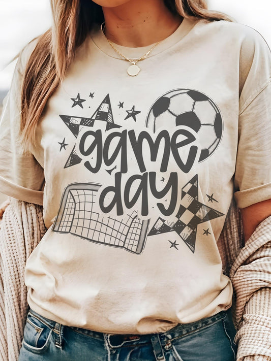 Soccer Mom Life T-Shirt – Perfect for Soccer game, Cheering , soccer mom game Day – Comfy, Stylish & Proud Mom Gear, unisex T-shirt