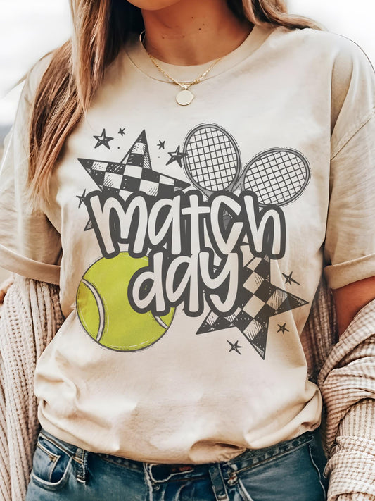Tennis Mom Life T-Shirt – Perfect for Tennis match, Cheering , tennis mom game Day – Comfy, Stylish & Proud Mom Gear, unisex T-shirt
