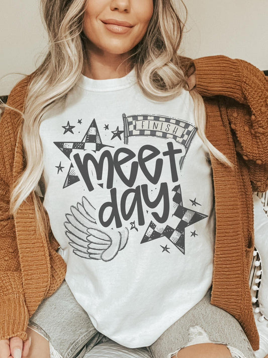 Track Mom tshirt, Meet day track tshirt, sports mama tshirt, cross country tshirt, cute game day tshirt, mascot tshirt, unisex cut tshirt