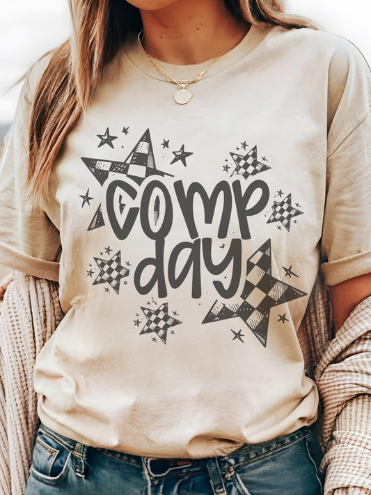 Cheer Mom tshirt, Comp Day gymnastics mom tshirt,  tshirt, dance, cheer mom  tshirt, cute game day tshirt, cheer tshirt, unisex cut tshirt