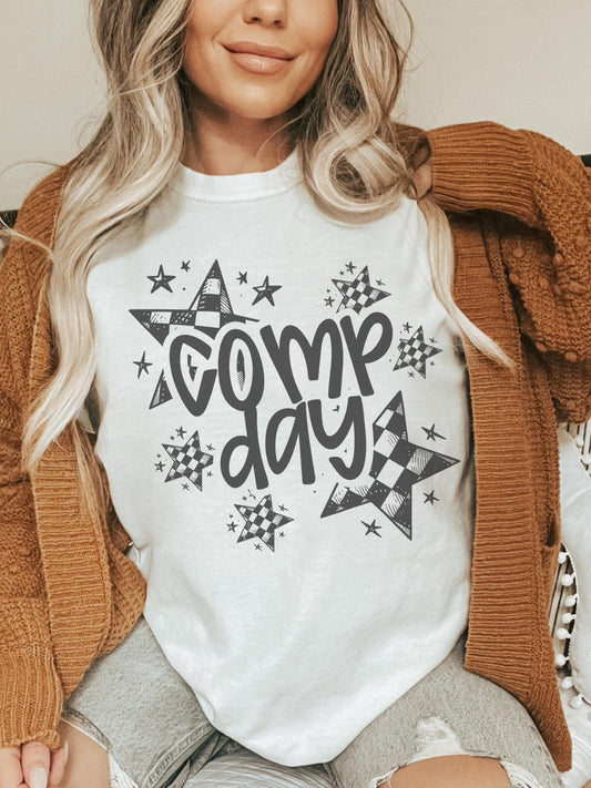 Cheer Mom tshirt, Comp Day gymnastics mom tshirt,  tshirt, dance, cheer mom  tshirt, cute game day tshirt, cheer tshirt, unisex cut tshirt