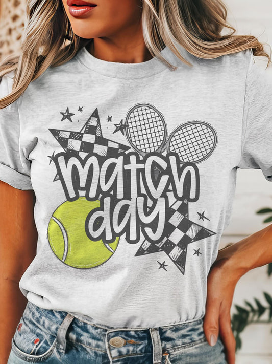 Tennis Mom Life T-Shirt – Perfect for Tennis match, Cheering , tennis mom game Day – Comfy, Stylish & Proud Mom Gear, unisex T-shirt